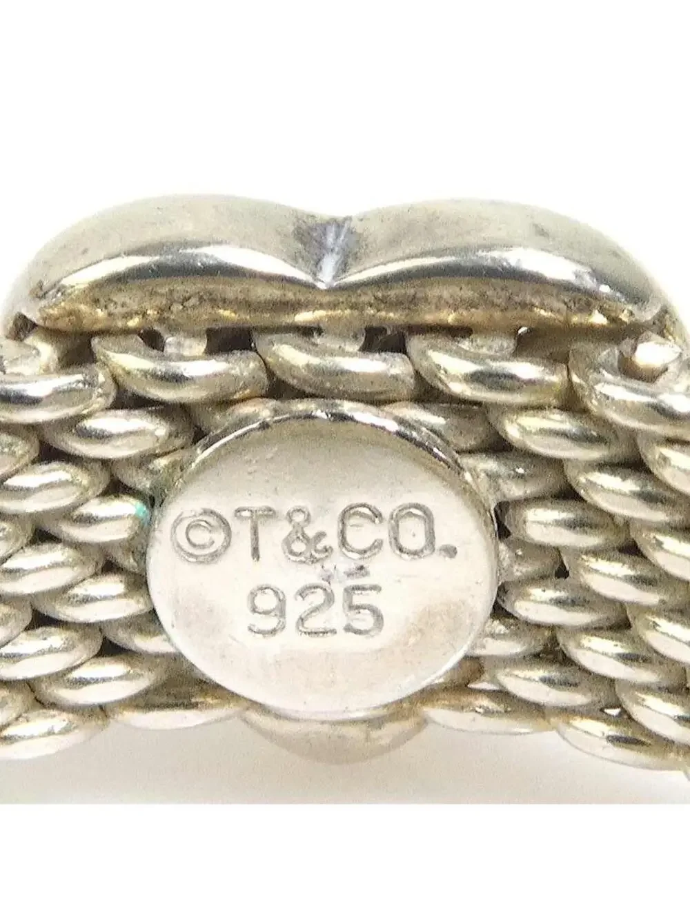 Auth Tiffany&Co. Somerset Heart Ring #294122T19B
